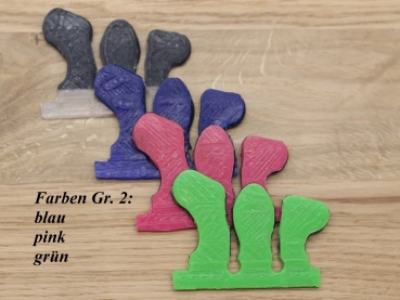 Wolf Busch -  Klebekragen farbig - Komplettset
